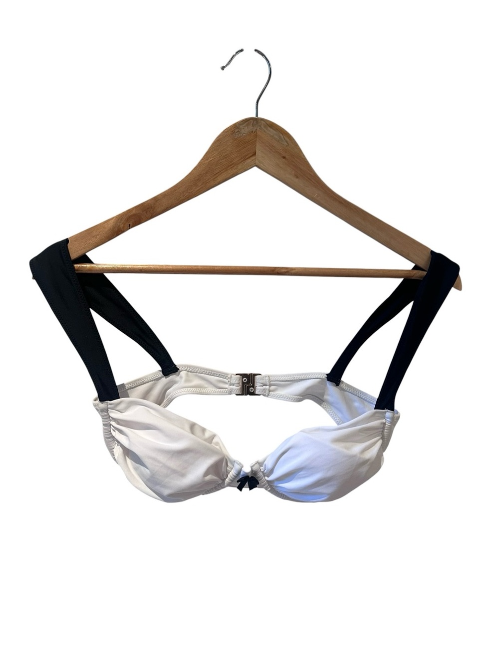 Strawberry Milk Mob Tuxedo Top Bikini White Black Size Medium NWT